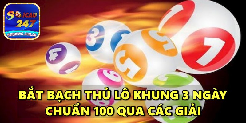 Bạch Thủ Lô Khung 3 Ngày Chuẩn 100 Giúp Lô Thủ Giàu To