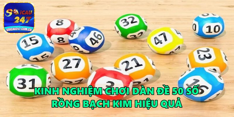 Dàn Đề 50 Số Rồng Bạch Kim Nuôi Khung 3 Ngày Bất Bại